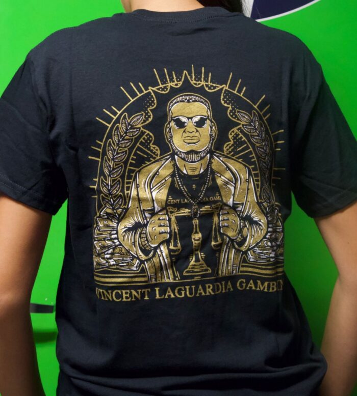 Vincent LaGuardia Gambini T-Shirt in Black - Image 2