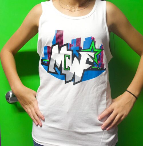 Magic City Tank Top in White